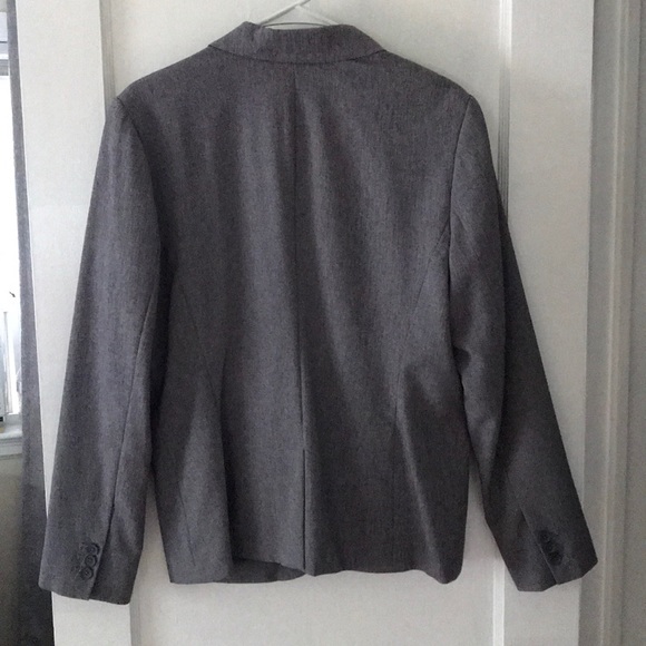 Grey single button blazer - Picture 6 of 7